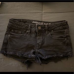 Black Jean American Eagle Shorts